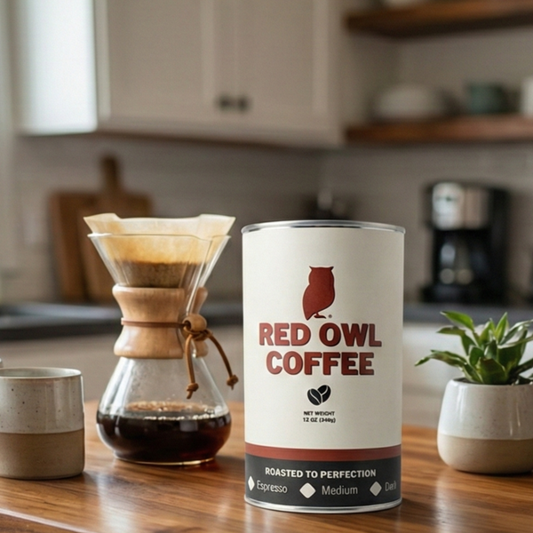Barn Owl (House Roast) 12oz Coffee Can