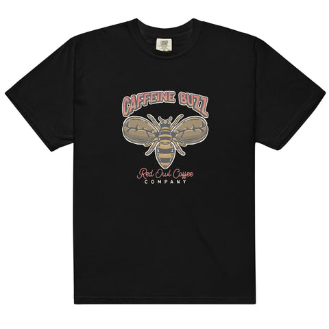 Red Owl caffeine buzz comfort color t-shirt